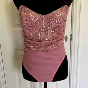FashionNova Pink Bodysuits